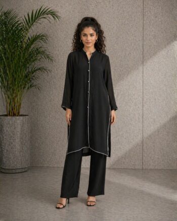 Black Solid Single Shirt