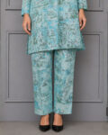 Blue Khaddar Pants