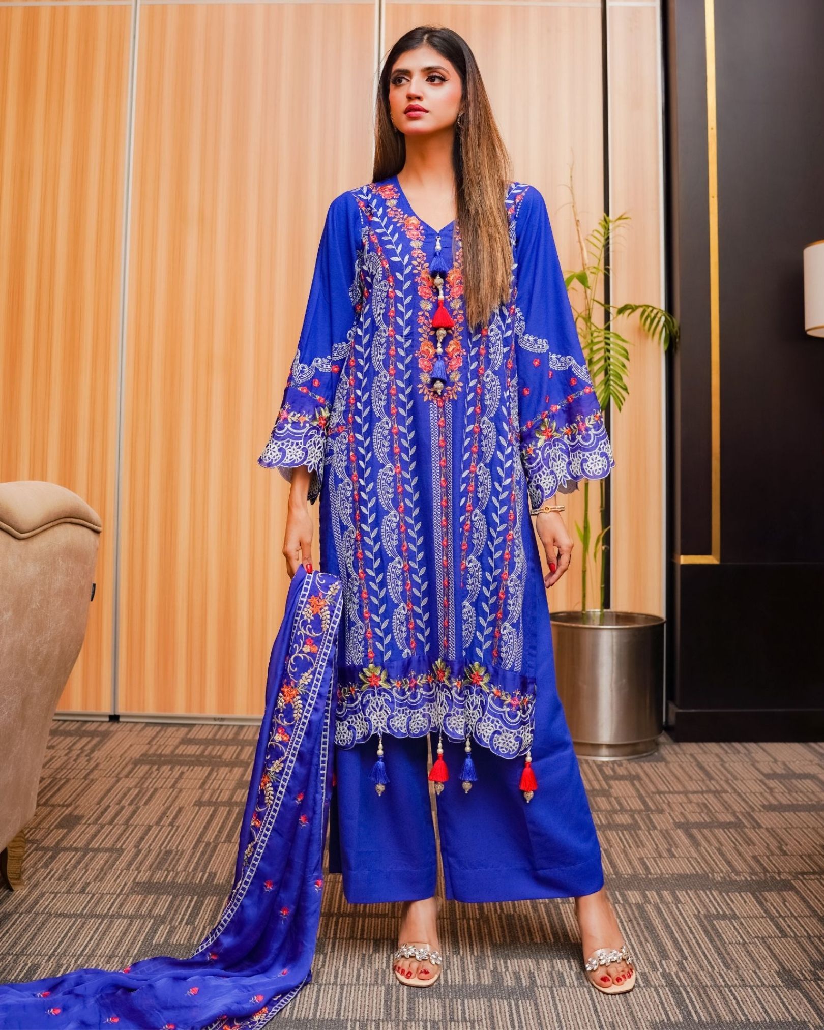 Blue Kharandi 2 piece 1