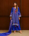 Blue Kharandi 3 Piece Suit