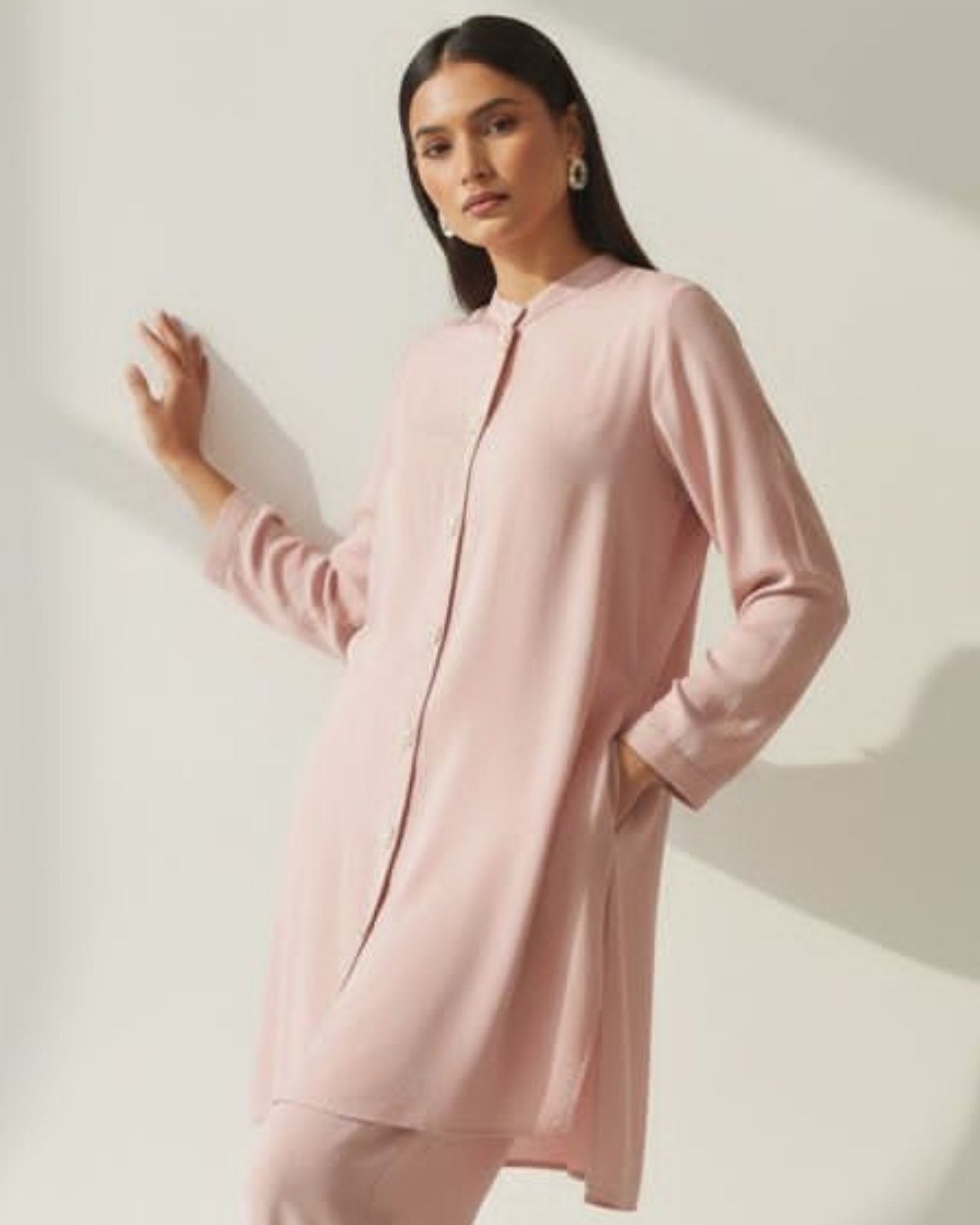 Blush Solid Co-ord 3