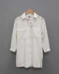 White Chickenkari Single Shirt