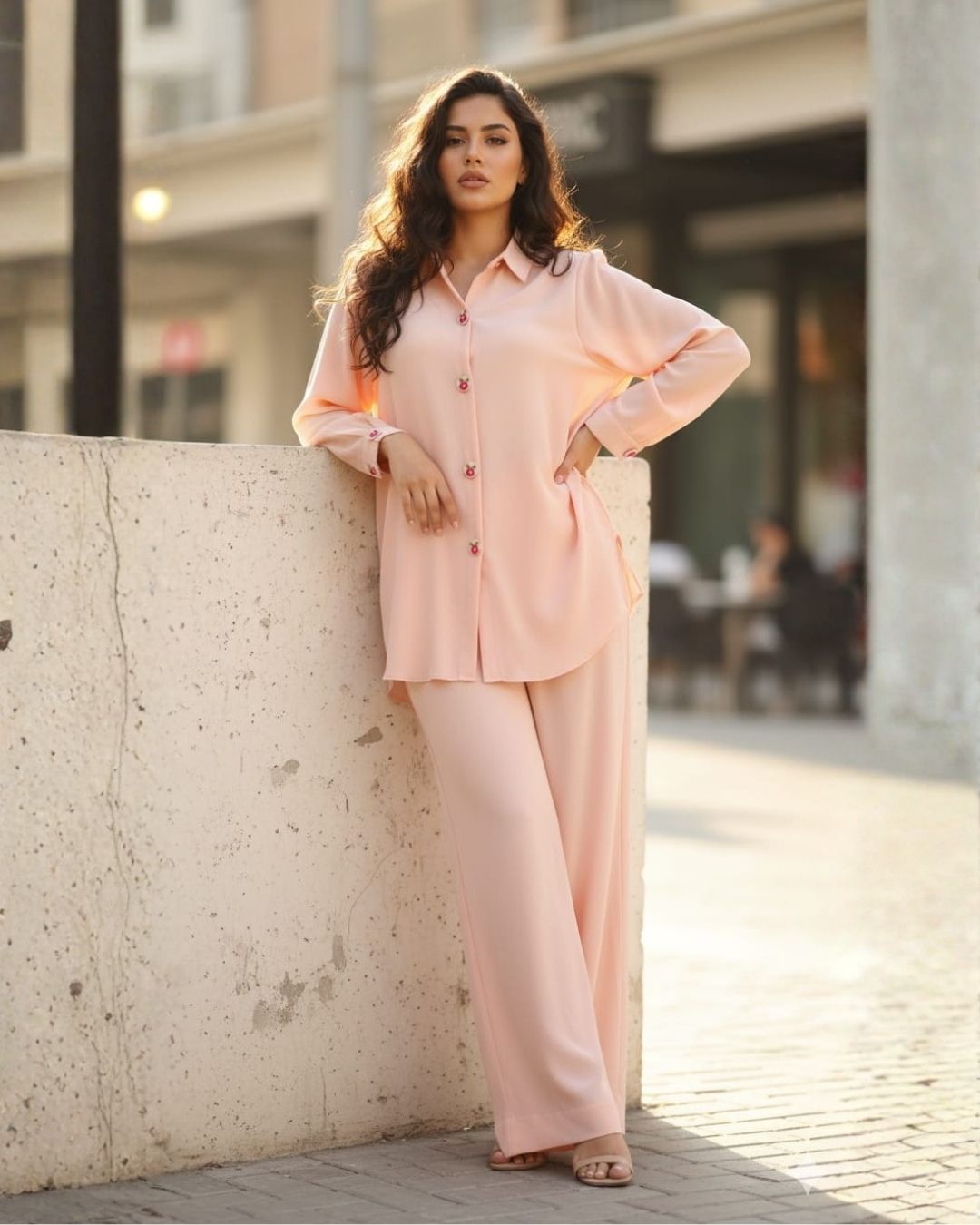 Coral Solid 2 piece 1