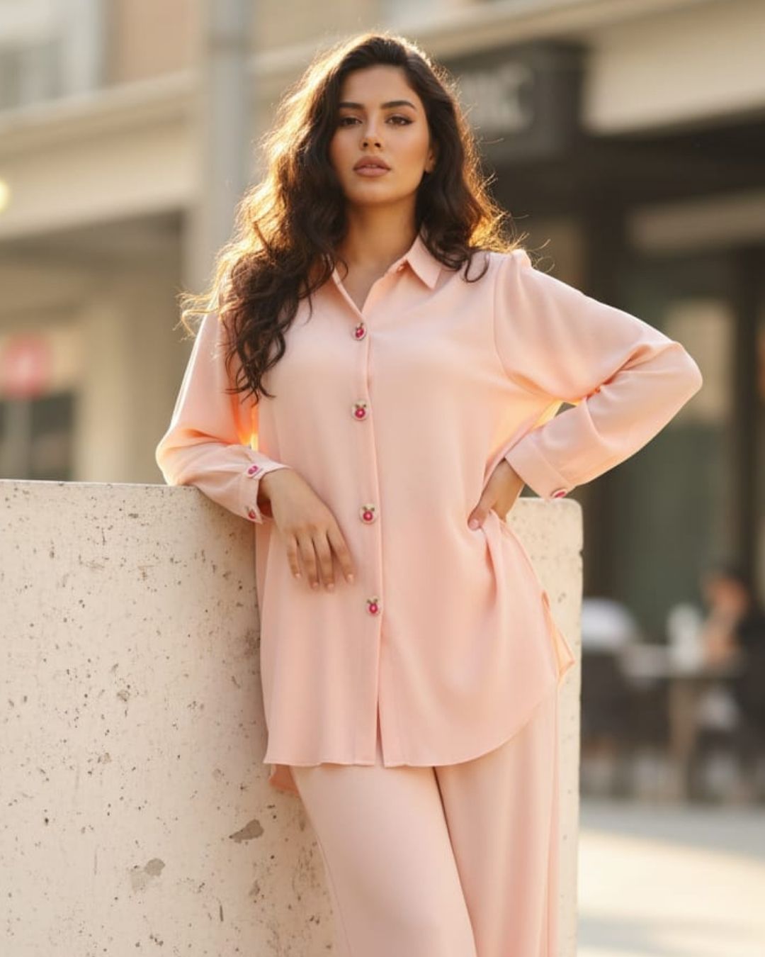 Coral Solid 2 piece 2