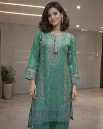 Green Kharandi 2 Piece