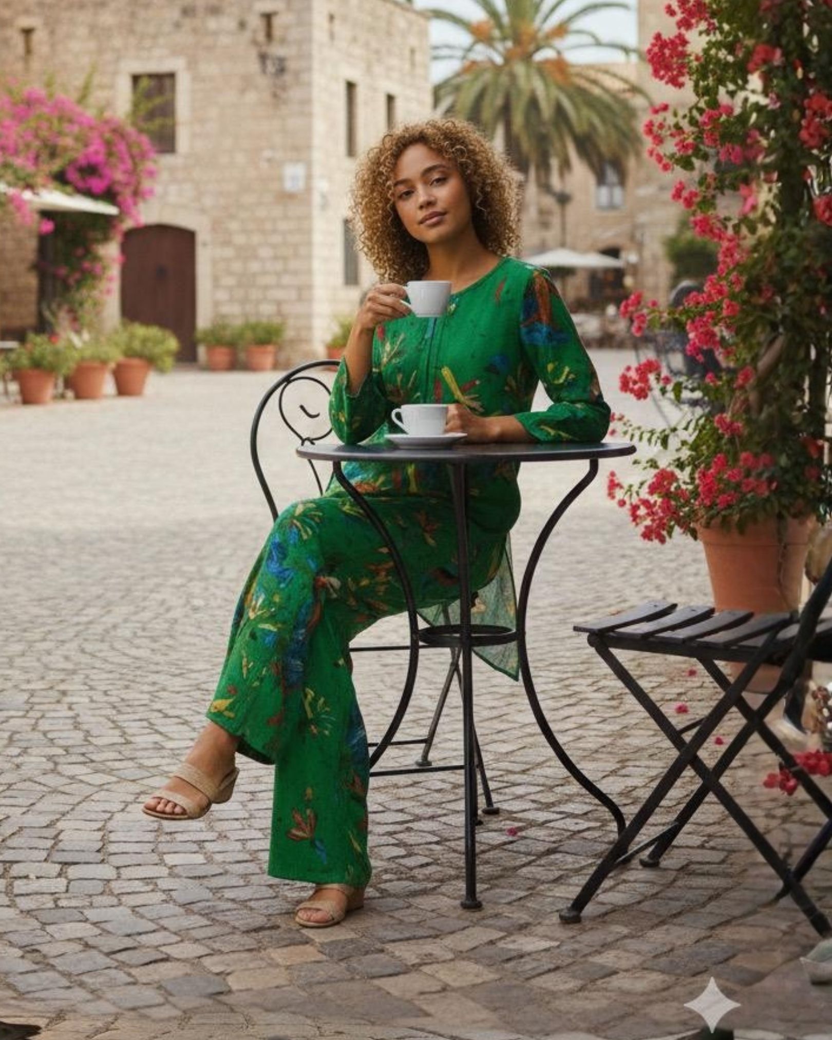 Green Printed Khaddar 2