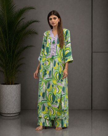 Green Silk Gown