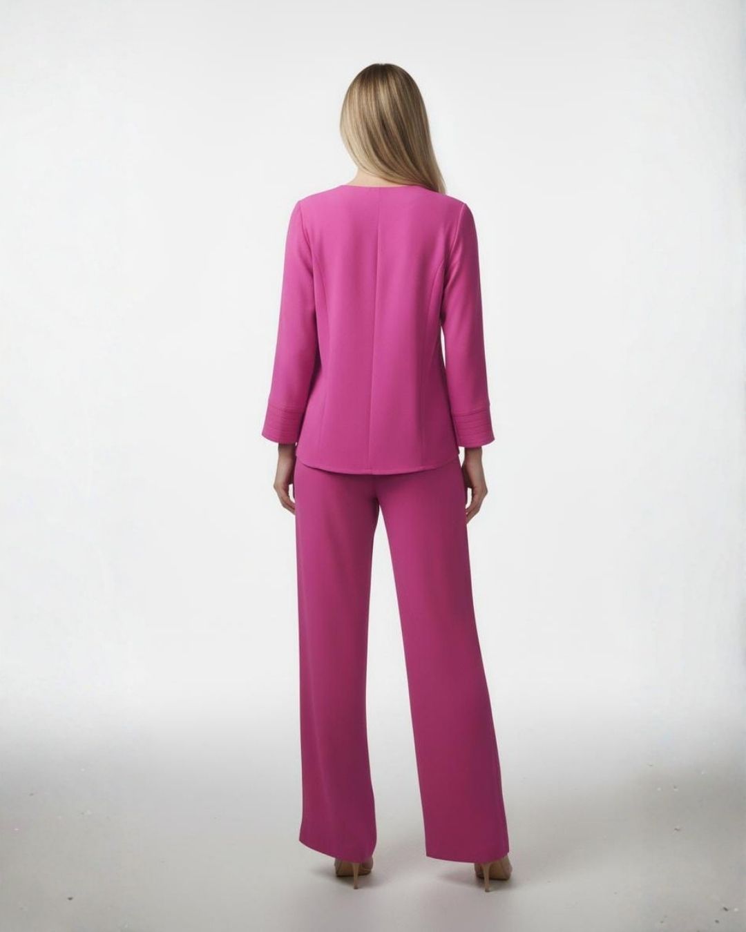 Hot Pink Grip Solid 2 Piece 3