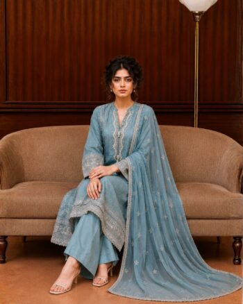 Light Blue Dupatta