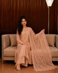 Peach Chiffon Dupatta
