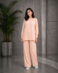 Peach Solid  2 piece