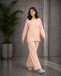 Peach Solid 2 Pc 1