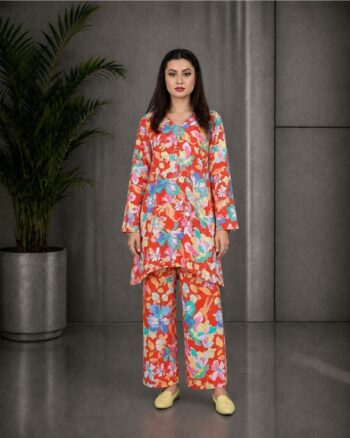 Phoenix Red Grip Co-Ord Set