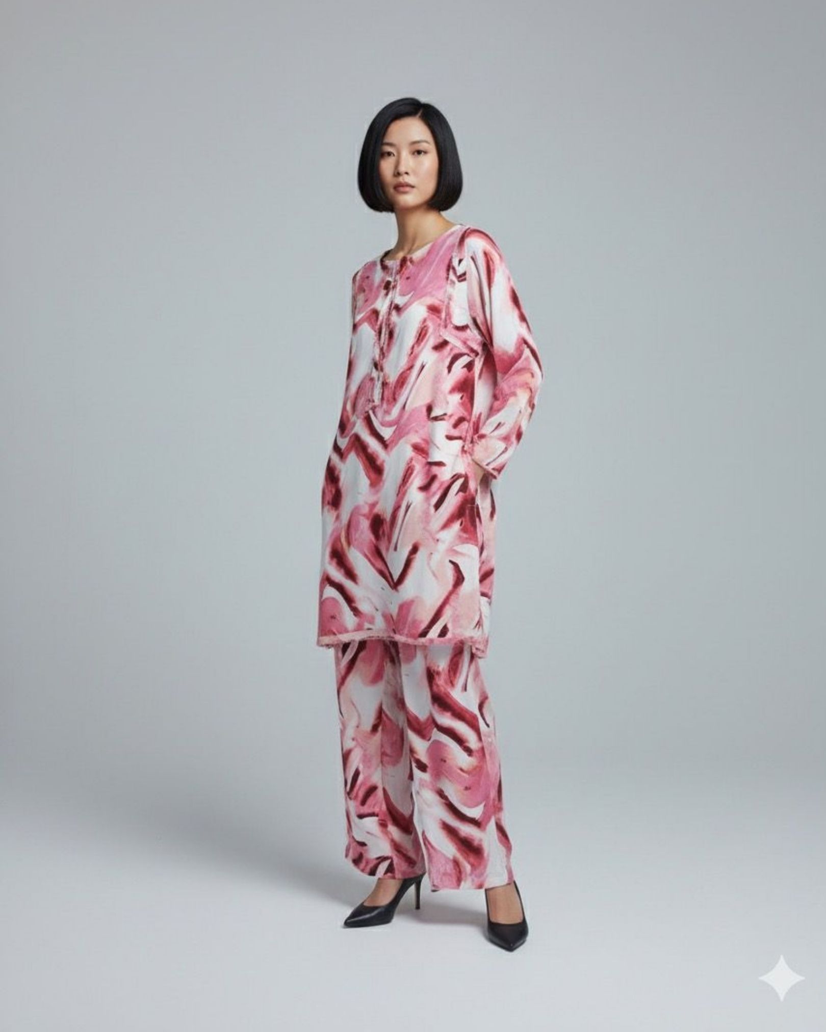 Pink Printed Khaddar 4