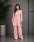 Pink Spotted Grip Co-ord Set