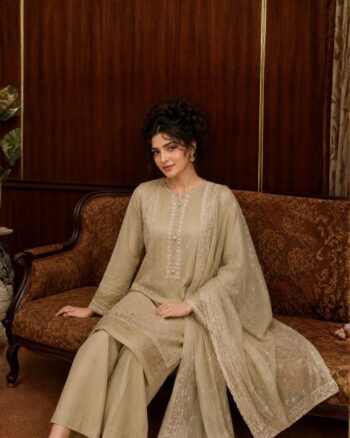 Pista Chiffon Dupatta