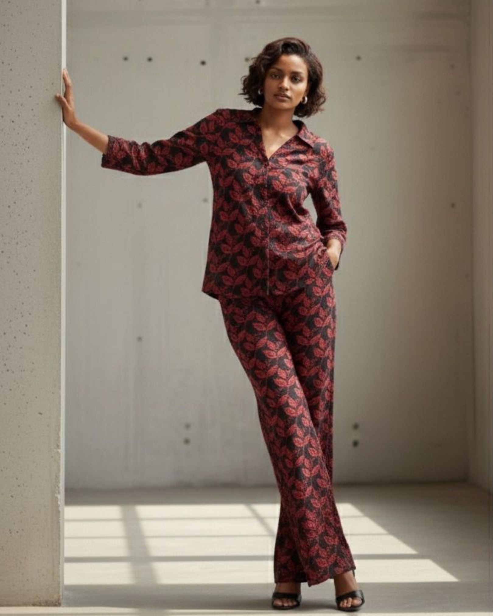 Red Mareena Co-ord 2