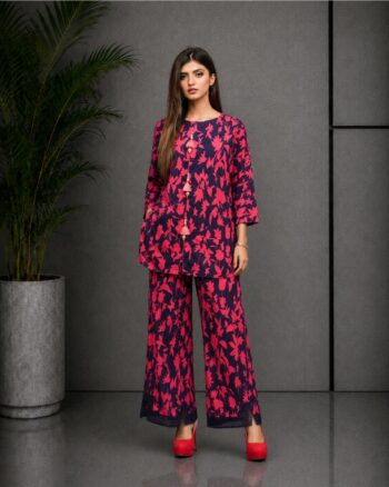 Red Petal  Co-Ord Set