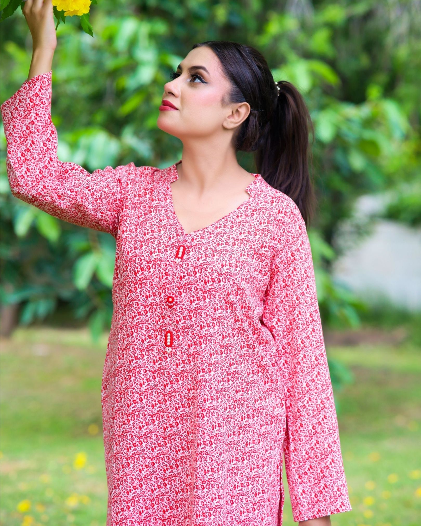 Red Rose Grip Co-ord 1