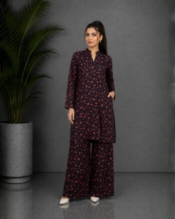 Rose Printed Black