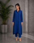 Royal Blue Long Single Shirt