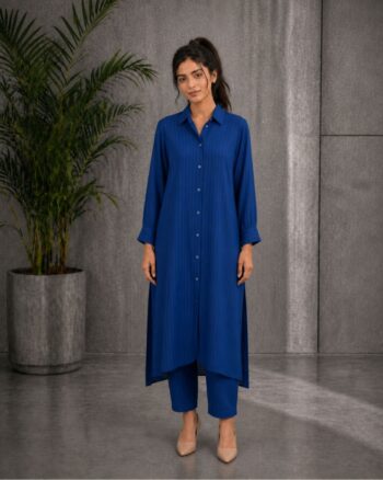 Royal Blue Long Single Shirt