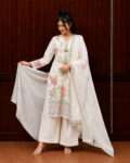White Kharandi Dupatta