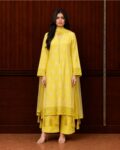 Yellow Raw Silk Suit