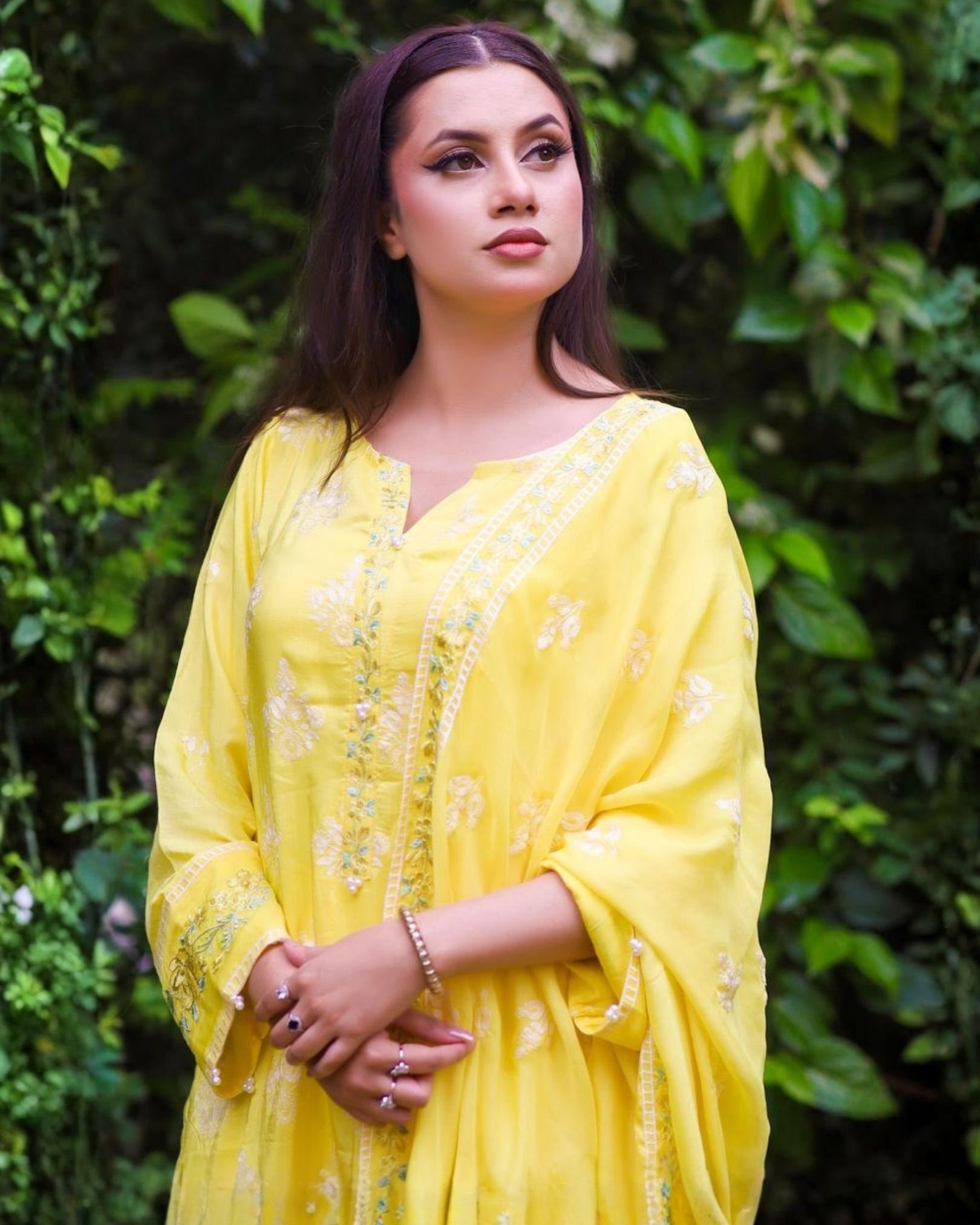 Yellow RawSilk Suit