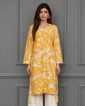 Yellow Silk Long Shirt 2