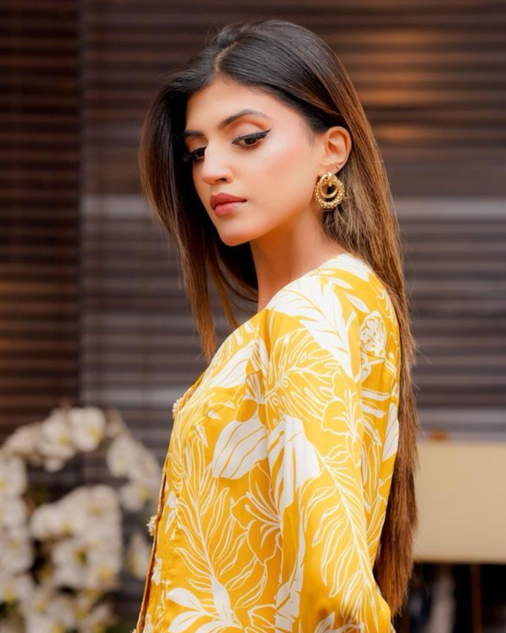 Yellow Silk Long Shirt 3