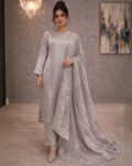 Festive Pret Celestial Grey 3 Pc
