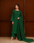 Festive Pret Emerald Green 3 Piece