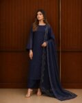 Festive Pret Navy Blue Shimmer 3Pc