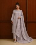 Festive Pret Celestial Grey 3 Pc