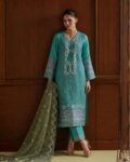 seagreen 3 piece festive pret 2