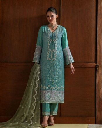 Sea Green Festive Pret 3 Piece