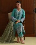seagreen 3 piece festive pret 2