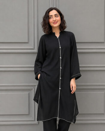 Black Solid Single Shirt