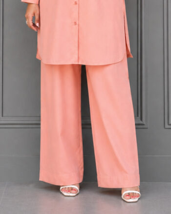 Coral Solid Pants