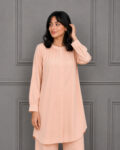 Peach Solid Shirt