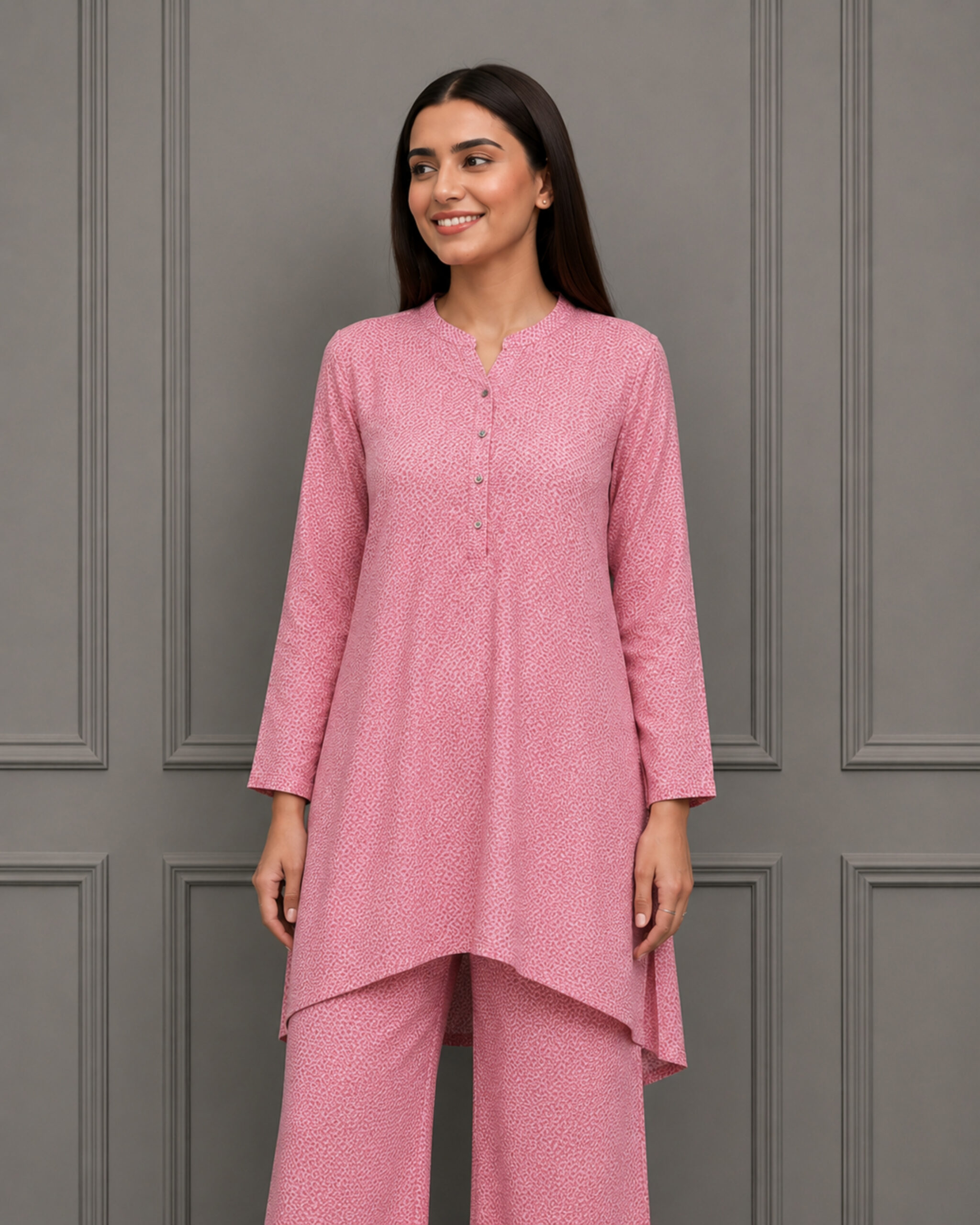 Pink Mosaic Shirt