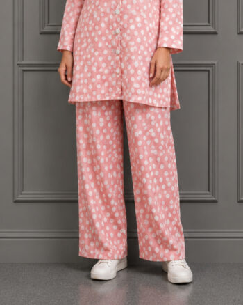 Pink Spotted Grip Pants