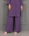 Purple Tropical Kharandi Pants