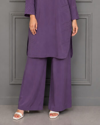 Purple Tropical Kharandi Pants