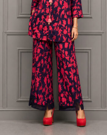 Red Petal Pants