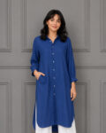 Royal Blue Long Single Shirt
