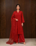 Ruby Pintex Dupatta
