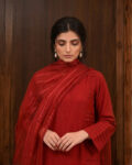 Ruby Pintex Dupatta